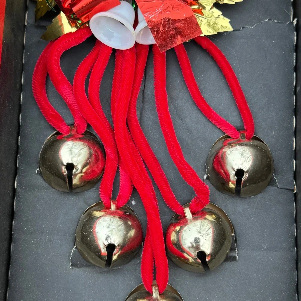 Vintage Christmas Bell Decoration Hanging Ornament Holiday‎ Decor
